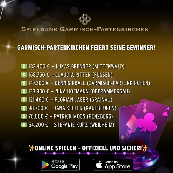 Кадр рекламы Spielbank & Casino Map Deutschland