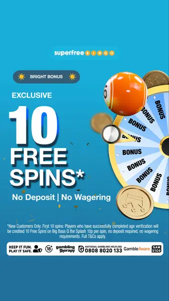 Кадр рекламы Super Free Bingo