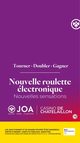 Кадр рекламы Casino JOA Châtelaillon