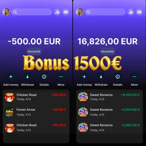 Кадр рекламы Sweet Bonanza EU