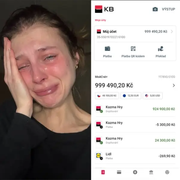 Кадр рекламы Karolína Dvořáková