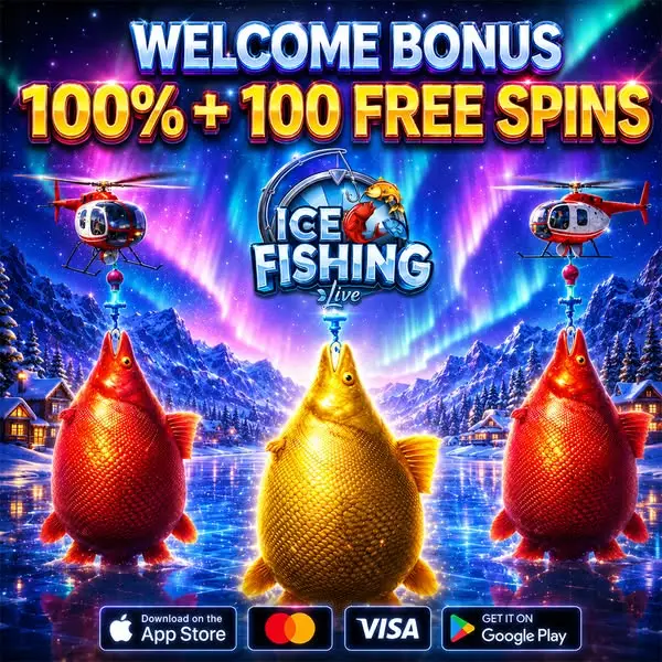 Кадр рекламы Ice Fishing Live