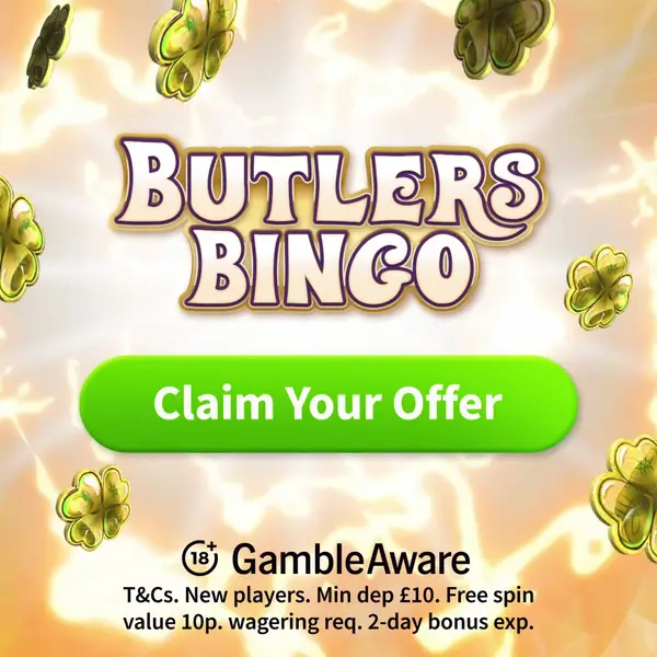 Кадр рекламы Butlers Bingo
