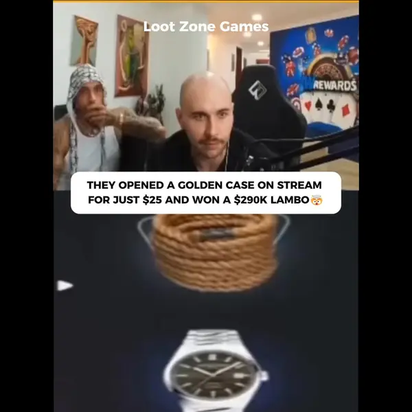 Кадр рекламы LOOT ZONE