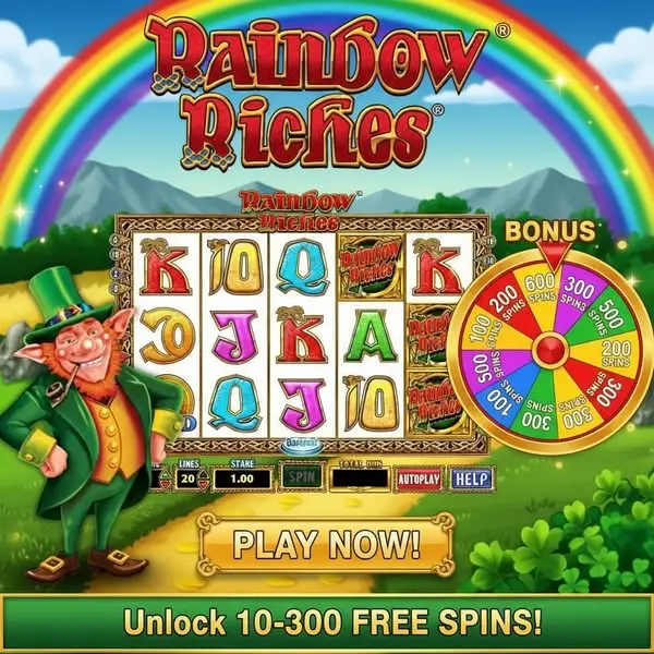 Кадр рекламы Rainbow Richess