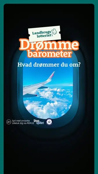 Кадр рекламы Landbrugslotteriet