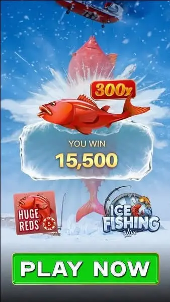 Кадр рекламы ICE Fishing Mania