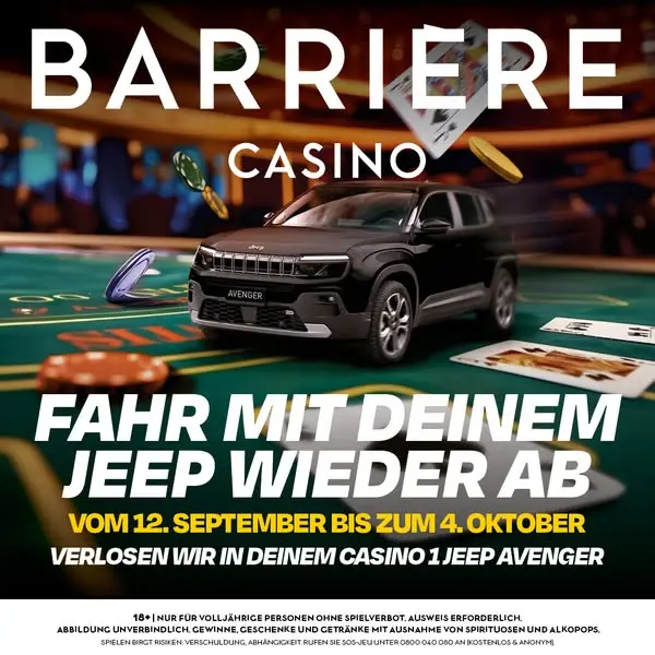 Кадр рекламы Casino Barrière Courrendlin