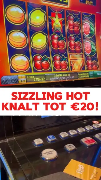 Кадр рекламы Sizzling Hot deluxe