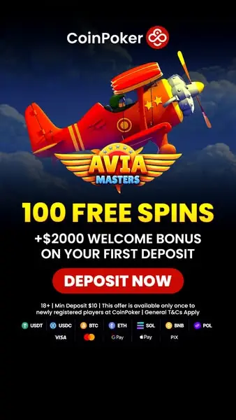 Кадр рекламы CoinPoker