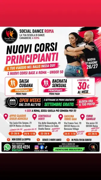 Кадр рекламы Social Dance Roma
