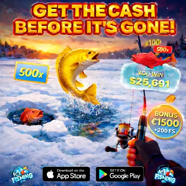 Кадр рекламы Ice Fishing Game