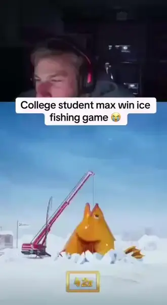 Кадр рекламы ICE Fishing