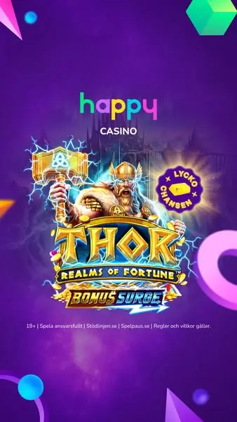 Кадр рекламы Happycasino.se