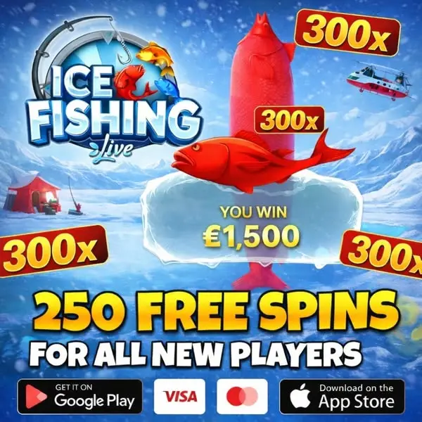 Кадр рекламы Ice Fishing Live