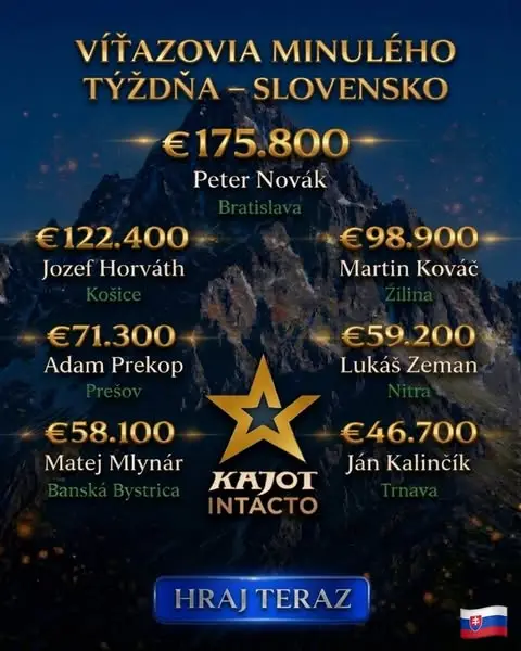 Кадр рекламы Kajot Jackpot SK