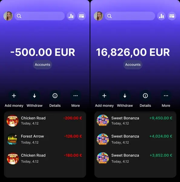 Кадр рекламы Sweet Bonanza EU