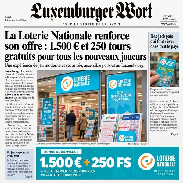 Кадр рекламы Loterie Nationale