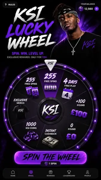 Кадр рекламы KSI Lucky Wheel
