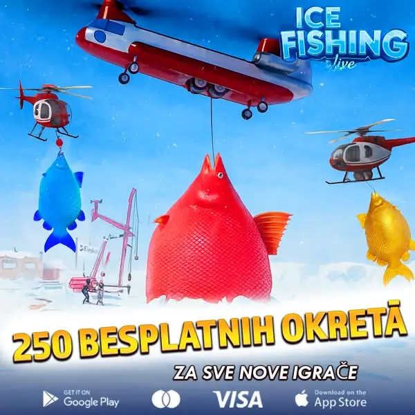 Кадр рекламы Ice Fishing