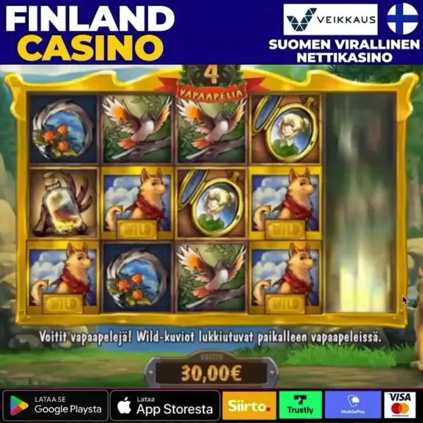 Кадр рекламы Finland Casino