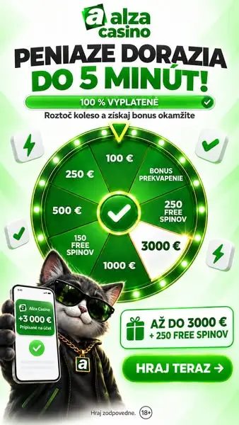 Кадр рекламы Alza Slots