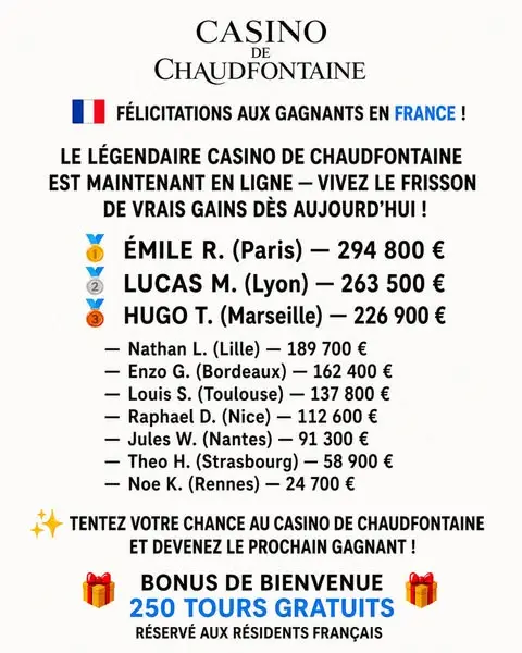 Кадр рекламы Casino de Chaudfontaine