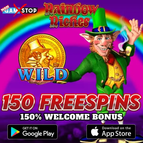 Кадр рекламы Rainbow Riches