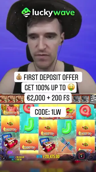 Кадр рекламы Luckywave