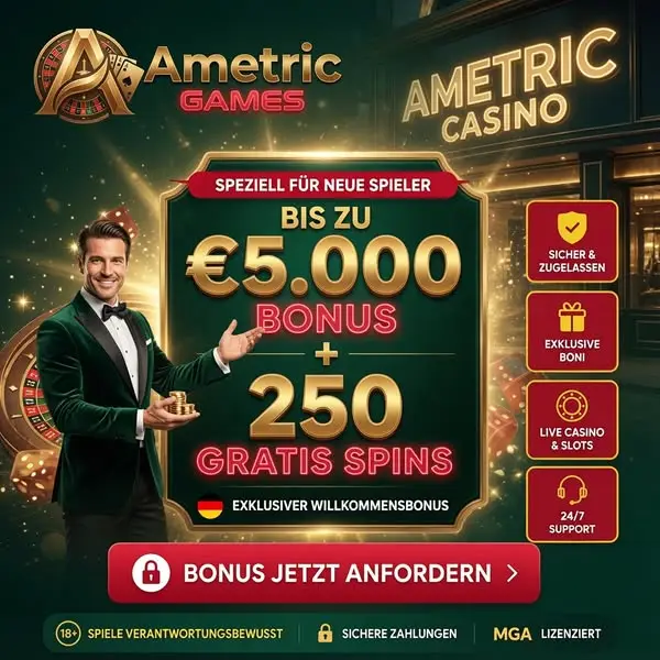 Кадр рекламы Ametric games