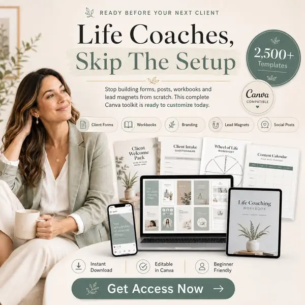 Кадр рекламы Life Coaching Kit Pro