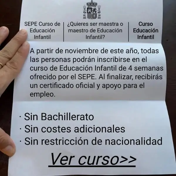 Кадр рекламы Educación de la primera infancia