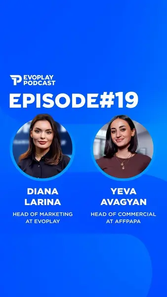 Кадр рекламы Evoplay Podcast