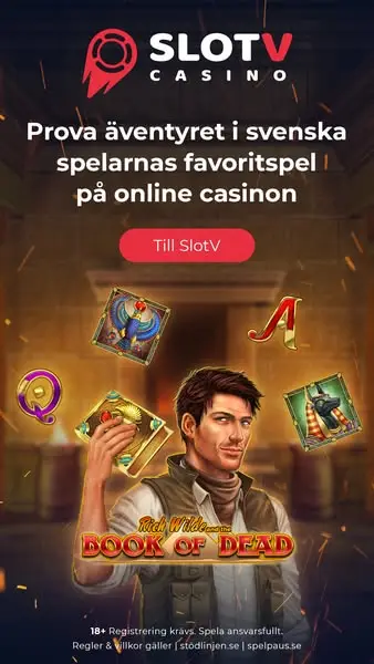 Кадр рекламы SlotV Sverige