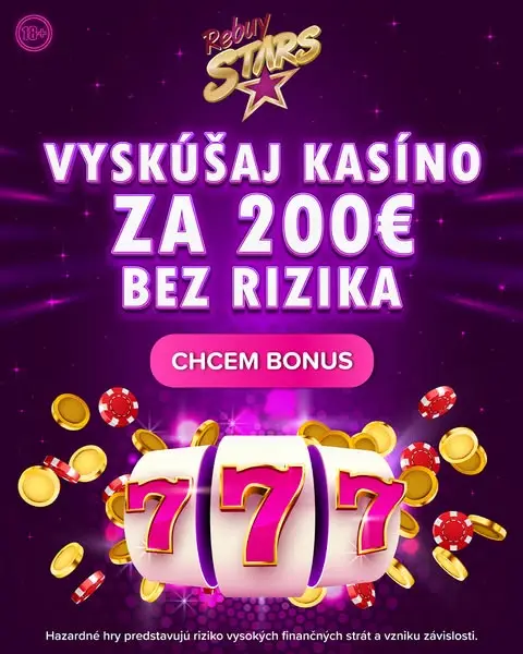 Кадр рекламы Casino Rebuy Stars SK