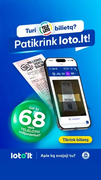 Кадр рекламы Loto.lt