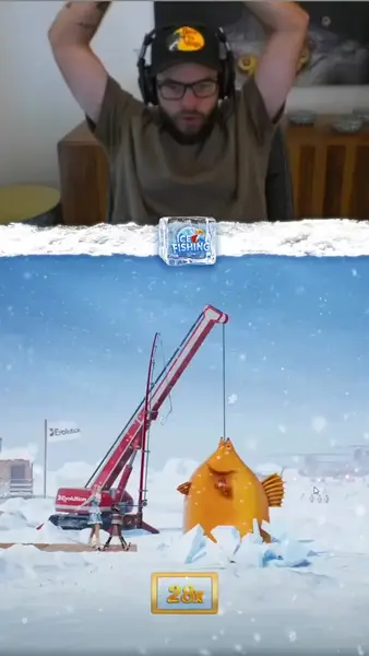 Кадр рекламы Ice Fishing