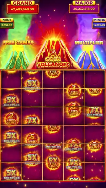 Кадр рекламы Coin Volcano