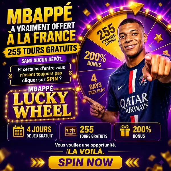 Кадр рекламы Mbappé Lucky Wheel