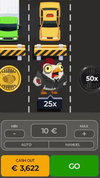 Кадр рекламы Chicken Road