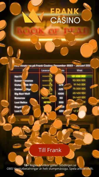Кадр рекламы Frank Casino SE
