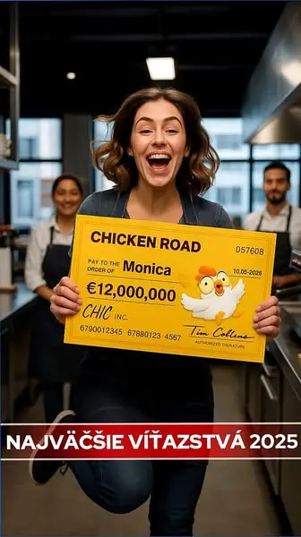Кадр рекламы Chiken Road