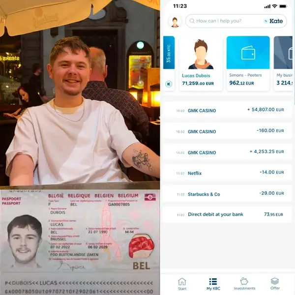 Кадр рекламы Lucas Dubois