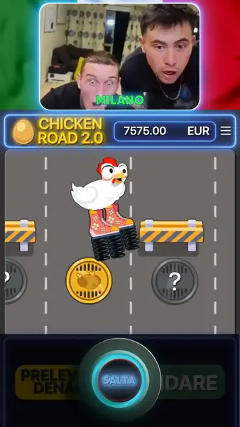 Кадр рекламы Chiken Road