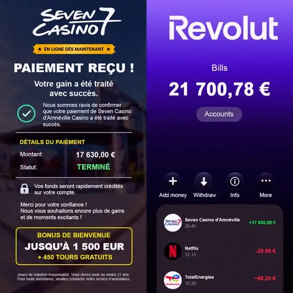Кадр рекламы Seven Casino d’Amnéville Actualités