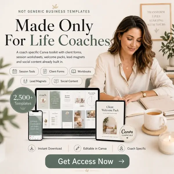 Кадр рекламы Life Coaching Kit Pro