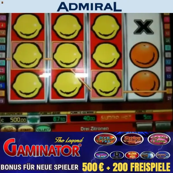 Кадр рекламы Legendärer Gaminator