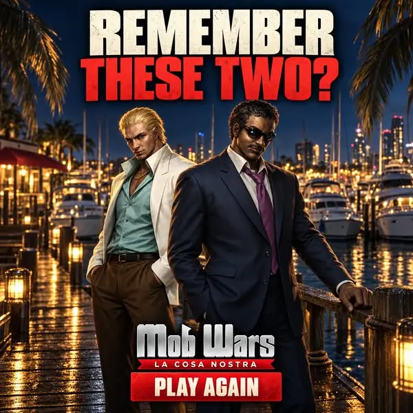Кадр рекламы Mob Wars: La Cosa Nostra