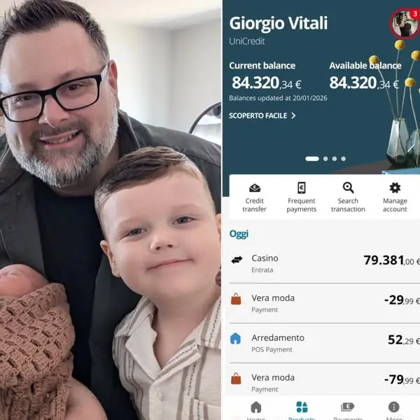 Кадр рекламы Giorgio Vitali