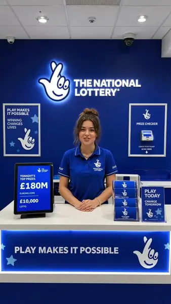 Кадр рекламы Lottery UK